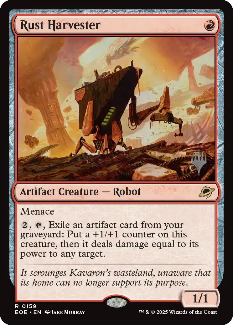 Rust Harvester [Edge of Eternities Promo Pack] | Cards and Coasters CA