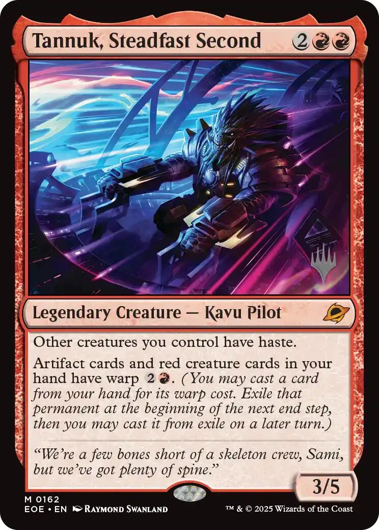 Tannuk, Steadfast Second [Edge of Eternities Promo Pack] | Cards and Coasters CA
