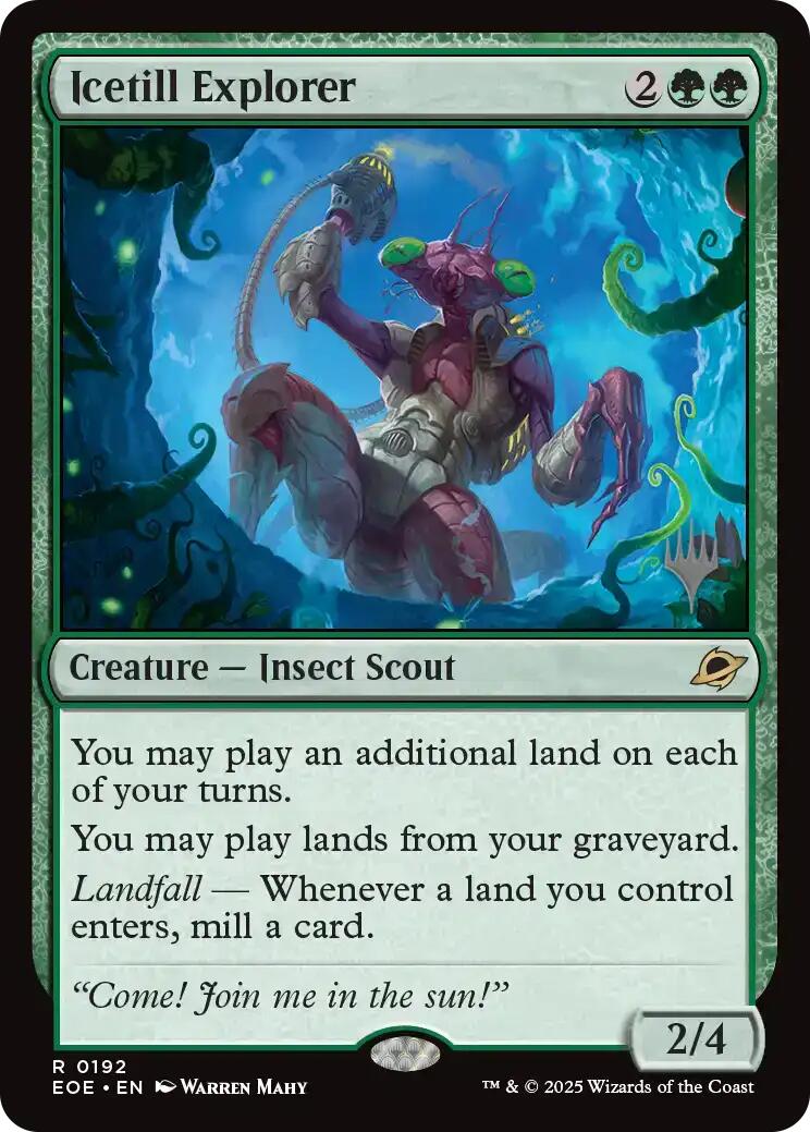 Icetill Explorer [Edge of Eternities Promo Pack] | Cards and Coasters CA