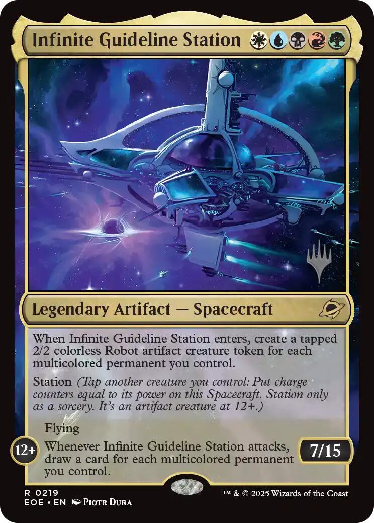Infinite Guideline Station [Edge of Eternities Promo Pack] | Cards and Coasters CA