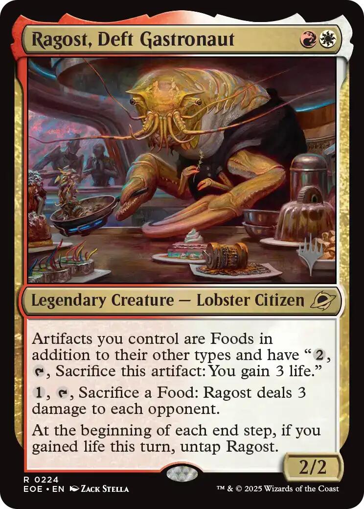 Ragost, Deft Gastronaut [Edge of Eternities Promo Pack] | Cards and Coasters CA