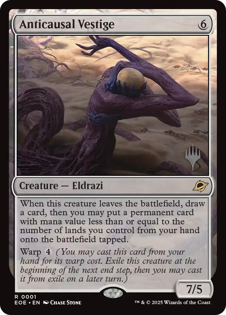 Anticausal Vestige [Edge of Eternities Promo Pack] | Cards and Coasters CA
