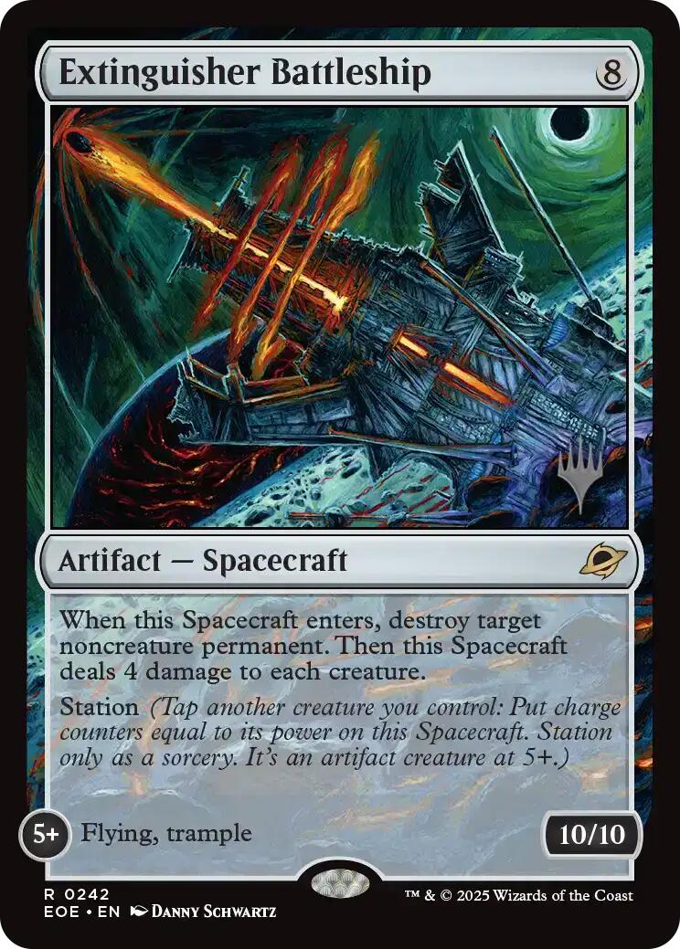 Extinguisher Battleship [Edge of Eternities Promo Pack] | Cards and Coasters CA