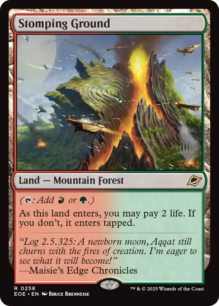 Stomping Ground [Edge of Eternities Promo Pack] | Cards and Coasters CA