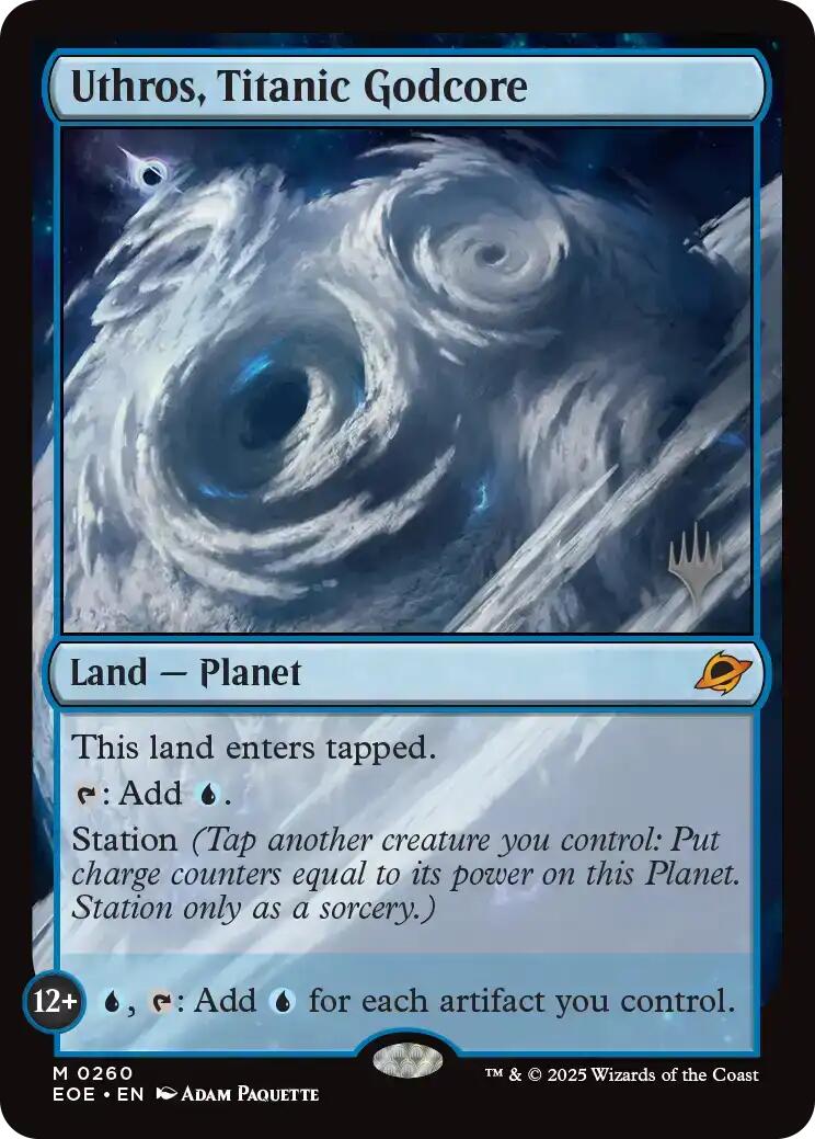 Uthros, Titanic Godcore [Edge of Eternities Promo Pack] | Cards and Coasters CA