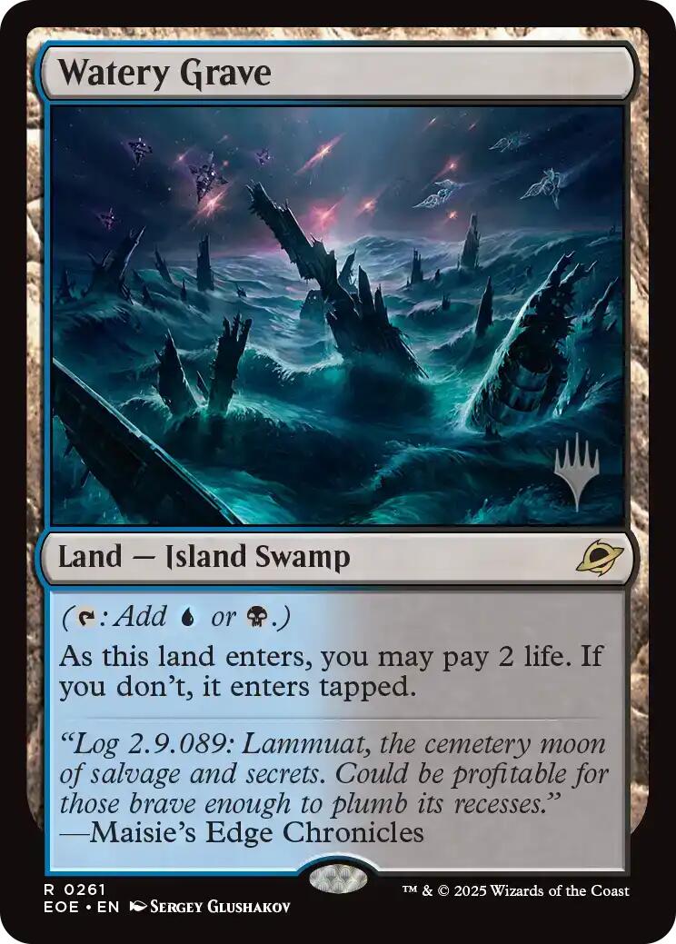 Watery Grave [Edge of Eternities Promo Pack] | Cards and Coasters CA