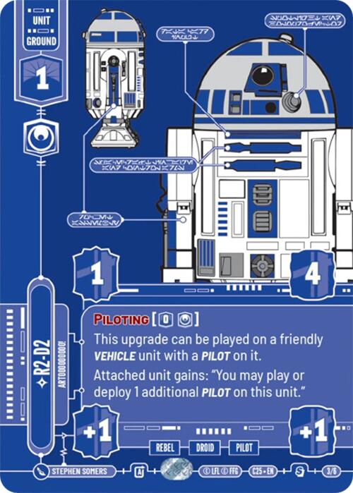 R2-D2 (3/6) - Artooooooooo! (3/6) [2025 Convention Exclusive] | Cards and Coasters CA