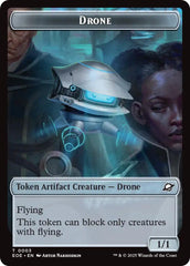Drone // Lander (0006) Doubled-Sided Token [Edge of Eternities Tokens] | Cards and Coasters CA
