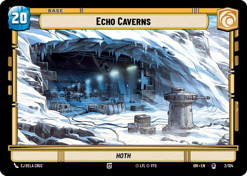 Echo Caverns (2/104) (2/104) [Intro Battle: Hoth] | Cards and Coasters CA