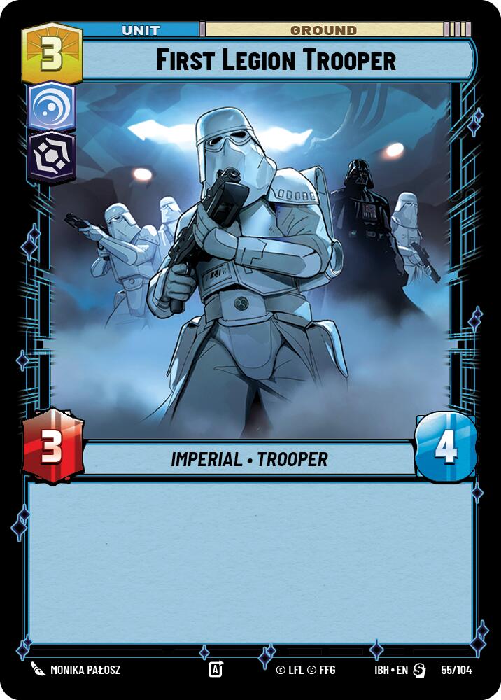 First Legion Trooper (55/104) (55/104) [Intro Battle: Hoth] | Cards and Coasters CA