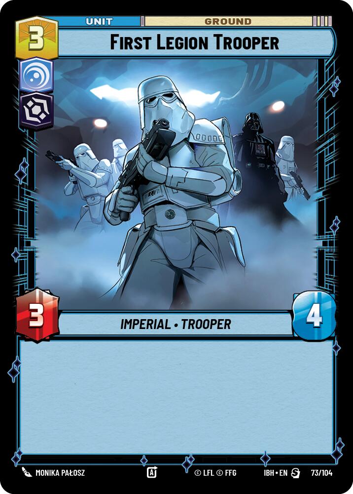 First Legion Trooper (73/104) (73/104) [Intro Battle: Hoth] | Cards and Coasters CA