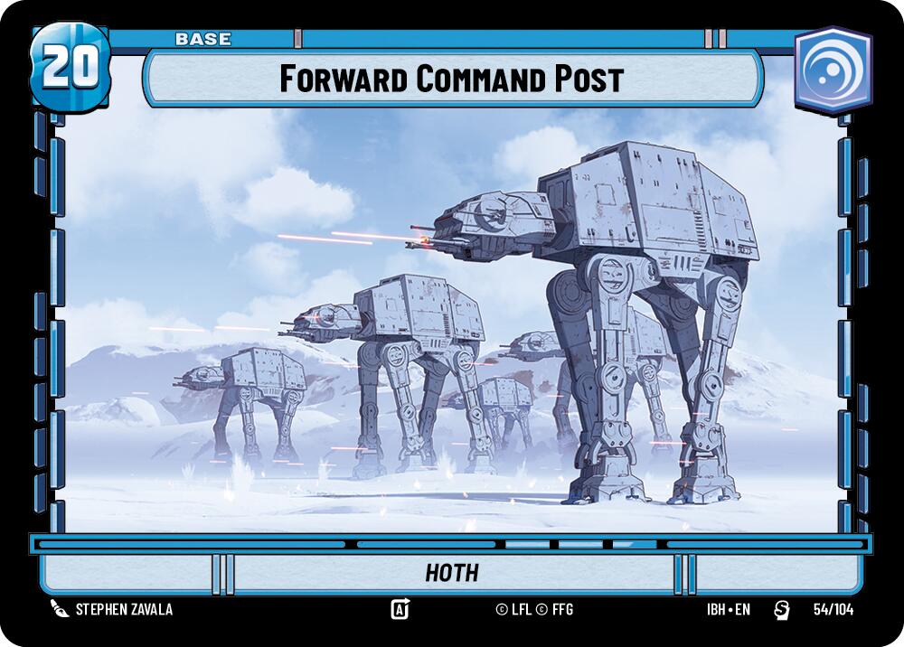 Forward Command Post (54/104) (54/104) [Intro Battle: Hoth] | Cards and Coasters CA