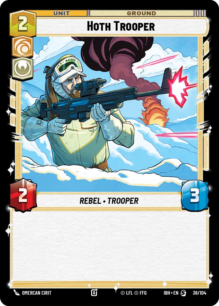 Hoth Trooper (38/104) (38/104) [Intro Battle: Hoth] | Cards and Coasters CA