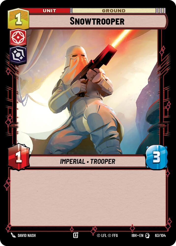 Snowtrooper (63/104) (63/104) [Intro Battle: Hoth] | Cards and Coasters CA
