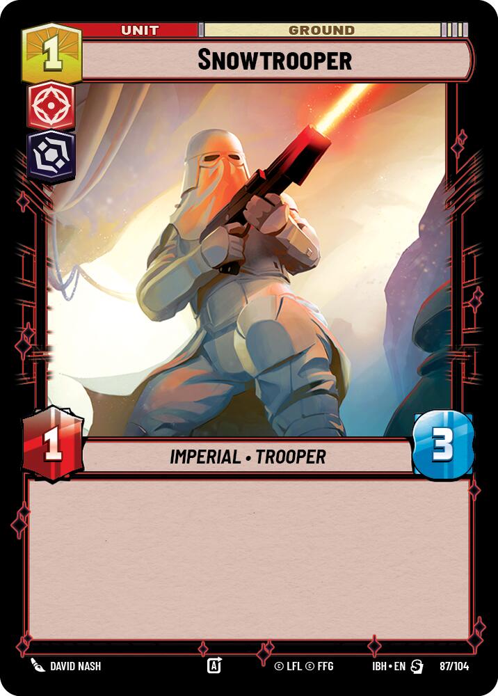Snowtrooper (87/104) (87/104) [Intro Battle: Hoth] | Cards and Coasters CA