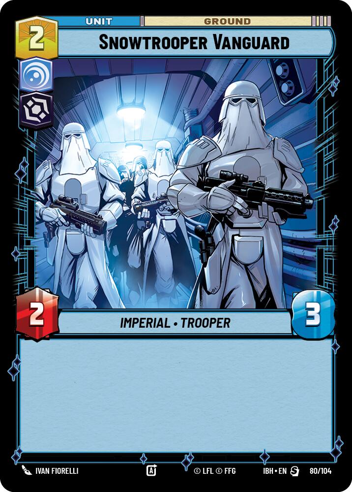 Snowtrooper Vanguard (80/104) (80/104) [Intro Battle: Hoth] | Cards and Coasters CA