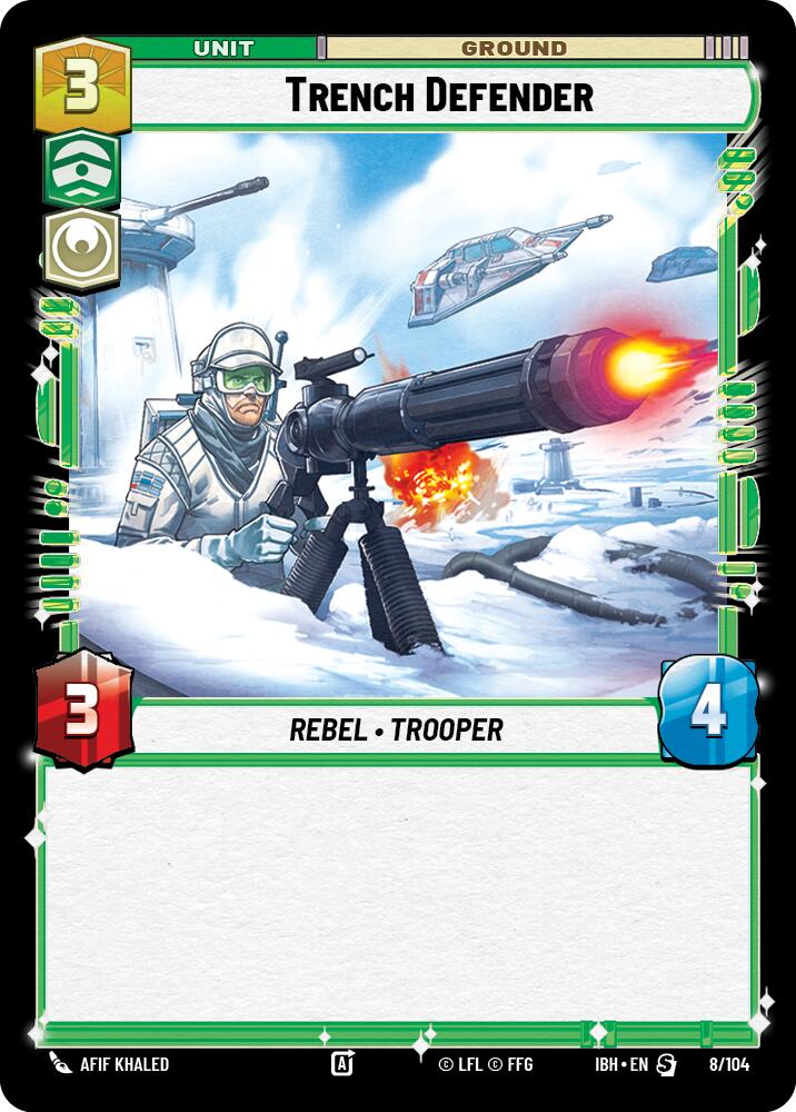Trench Defender (8/104) (8/104) [Intro Battle: Hoth] | Cards and Coasters CA