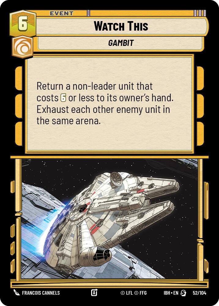 Watch This (52/104) (52/104) [Intro Battle: Hoth] | Cards and Coasters CA