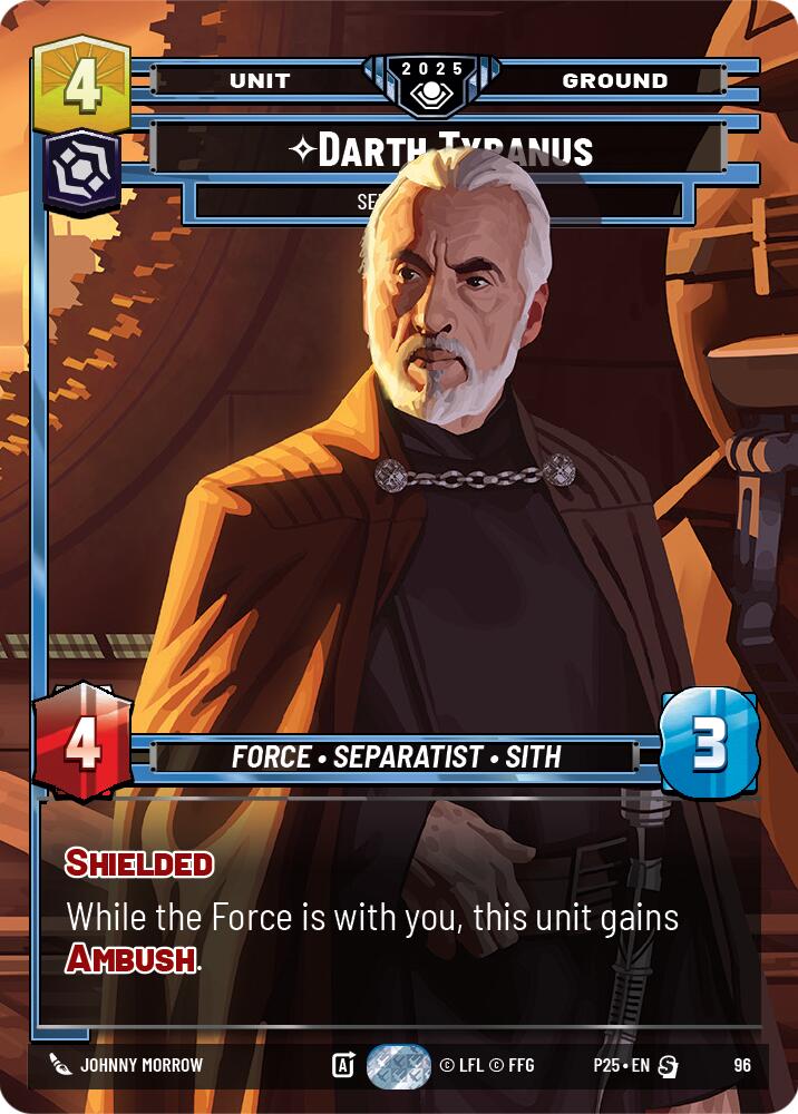 Darth Tyranus (96) - Servant of Sidious (96) [Organized Play Promos] | Cards and Coasters CA