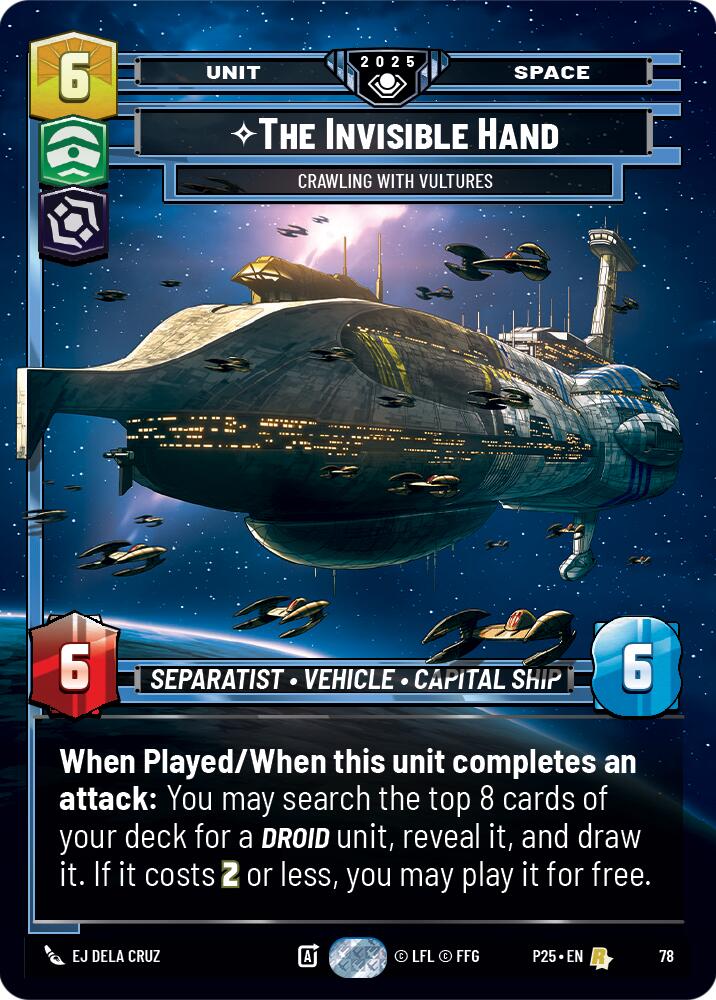 The Invisible Hand (78) - Crawling With Vultures (78) [Organized Play Promos] | Cards and Coasters CA