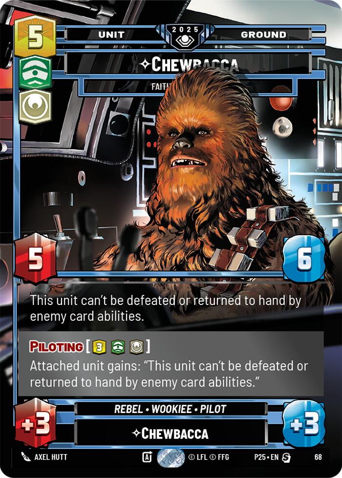 Chewbacca (68) - Faithful First Mate (68) [Organized Play Promos] | Cards and Coasters CA