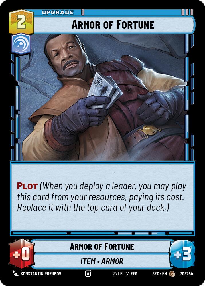Armor of Fortune (70/264) (70/264) [Secrets of Power] | Cards and Coasters CA