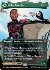 Miles Morales (0234) (Borderless) [Marvel's Spider-Man] | Cards and Coasters CA