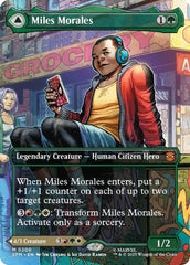 Miles Morales (0200) (Borderless) [Marvel's Spider-Man] | Cards and Coasters CA