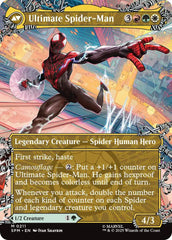 Miles Morales (0211) (Borderless) [Marvel's Spider-Man] | Cards and Coasters CA