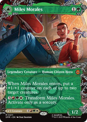 Miles Morales (0211) (Borderless) [Marvel's Spider-Man] | Cards and Coasters CA