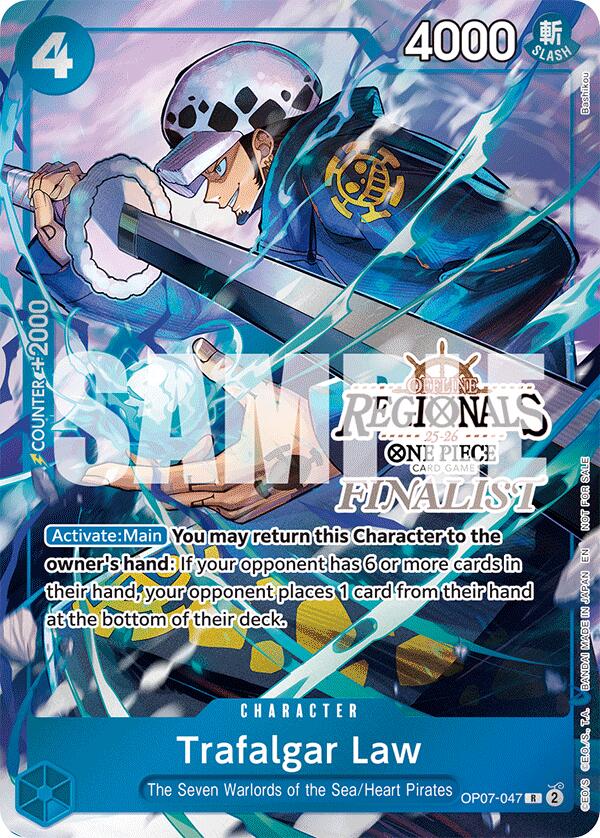 Trafalgar Law (Offline Regional Finalist Card Set 2025 Vol.2) [One Piece Promotion Cards] | Cards and Coasters CA