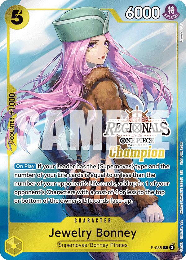 Jewelry Bonney (Offline Regional Champion Card Set 2025 Vol.2) [One Piece Promotion Cards] | Cards and Coasters CA