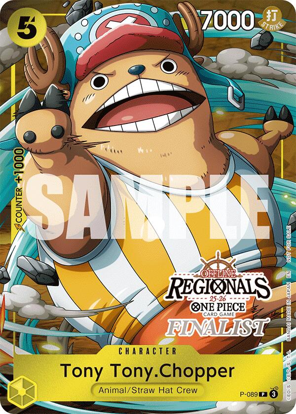 Tony Tony.Chopper (Offline Regional Finalist Card Set 2025 Vol.2) [One Piece Promotion Cards] | Cards and Coasters CA
