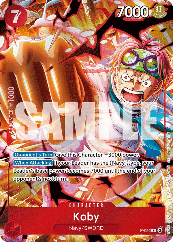 Koby (Event Pack Vol. 7) [One Piece Promotion Cards] | Cards and Coasters CA
