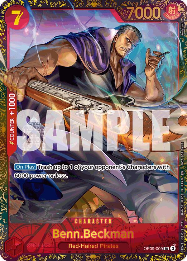 Benn.Beckman (Championship 25-26 Offline Regionals Season 2) [One Piece Promotion Cards] | Cards and Coasters CA
