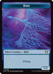 Bird // Pest Double-Sided Token [Edge of Eternities Commander Tokens] | Cards and Coasters CA