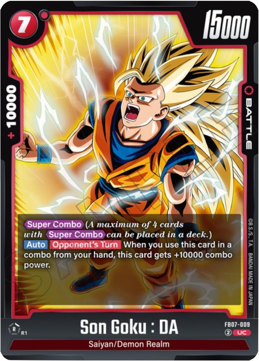 Son Goku : DA (FB07-009) [Wish For Shenron] | Cards and Coasters CA