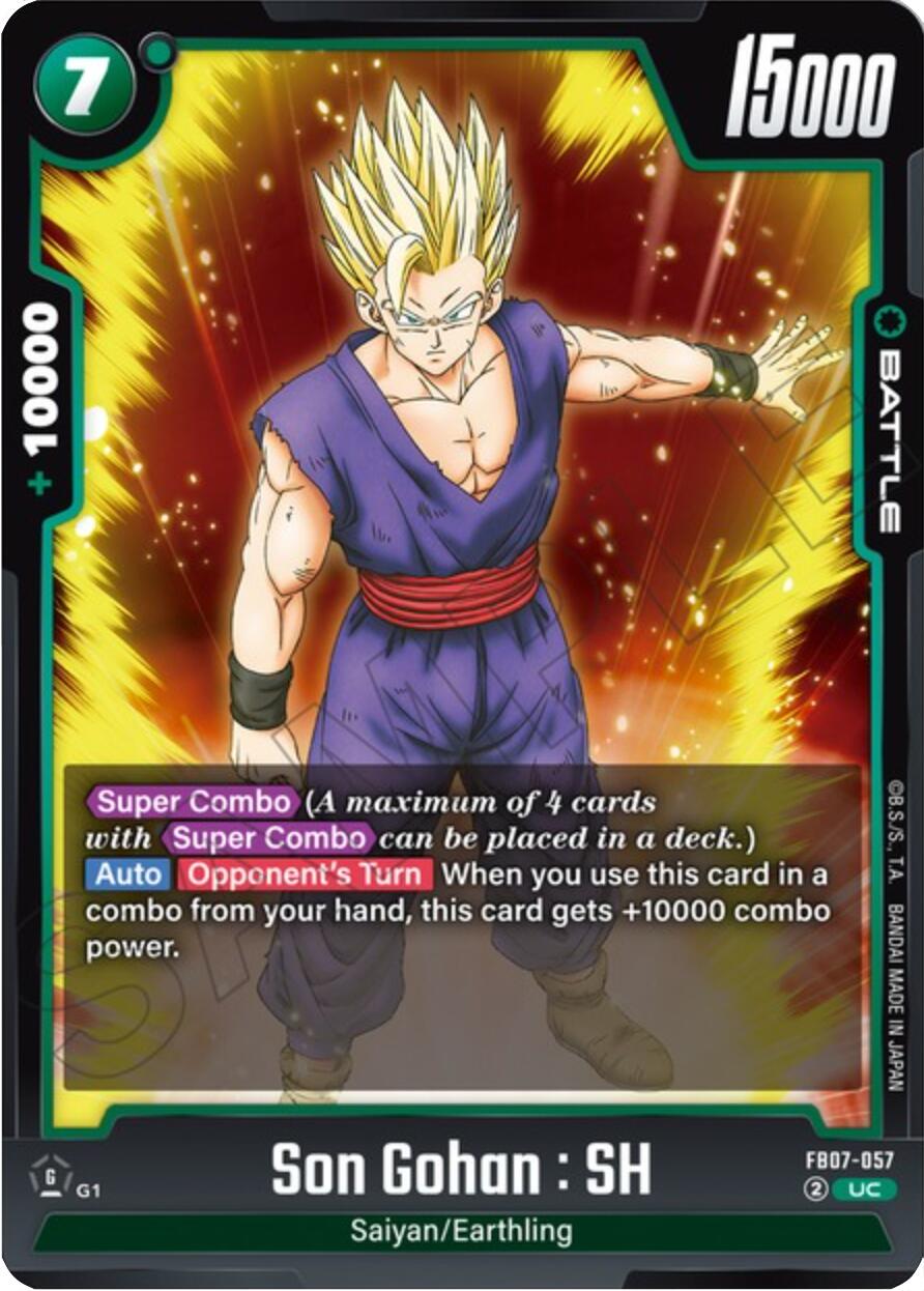 Son Gohan : SH (FB07-057) [Wish For Shenron] | Cards and Coasters CA