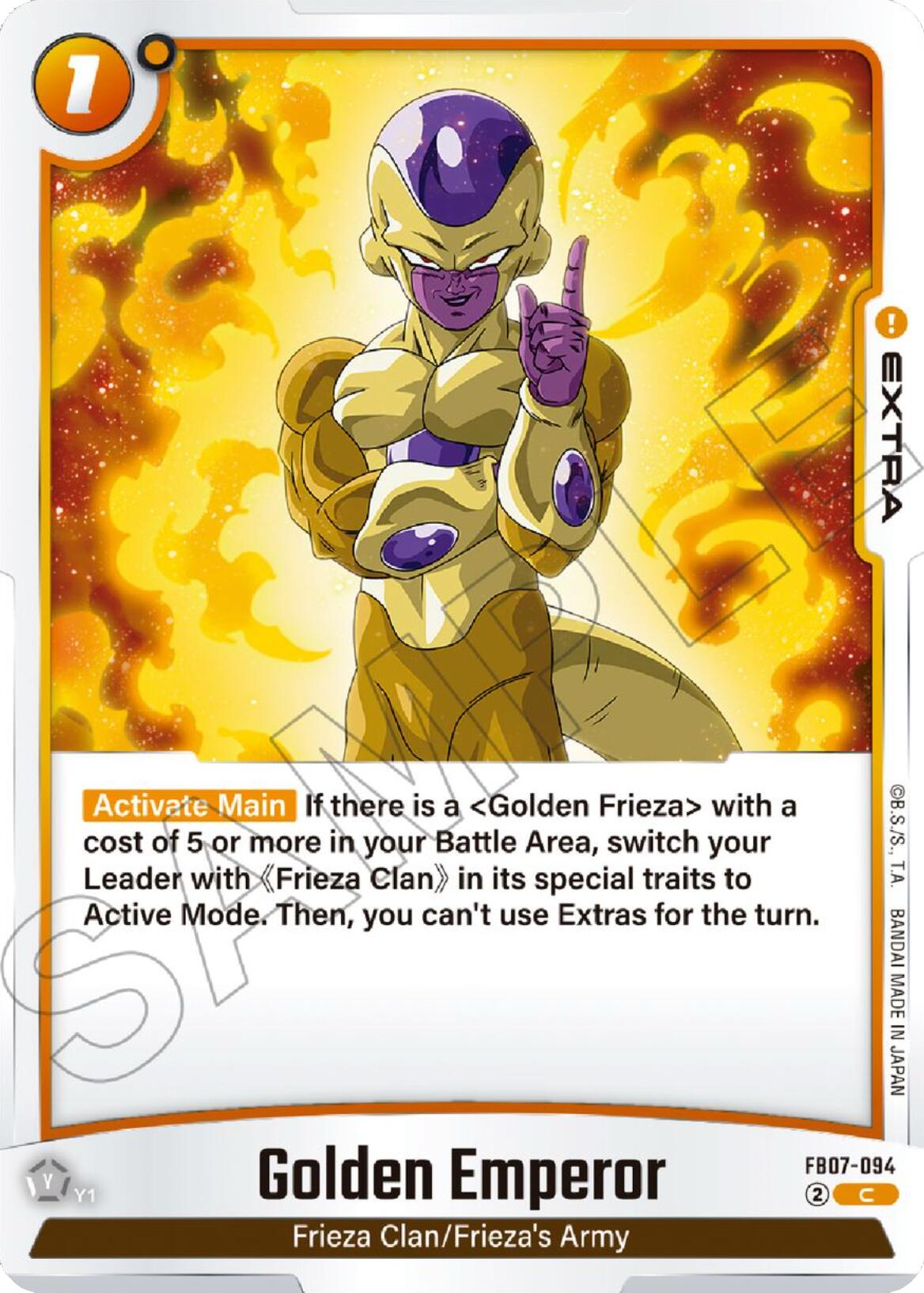 Golden Emperor [Wish For Shenron] | Cards and Coasters CA