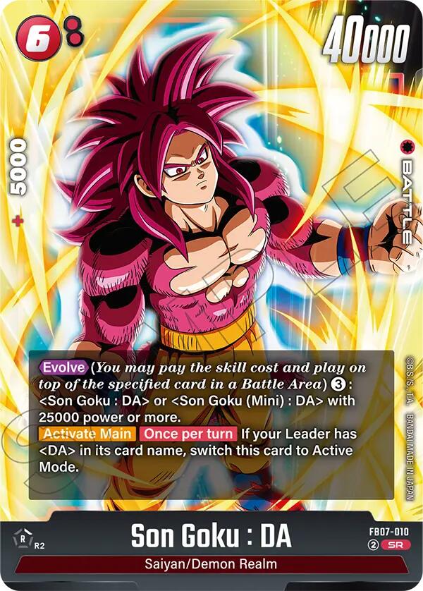 Son Goku : DA (FB07-010) [Wish For Shenron] | Cards and Coasters CA