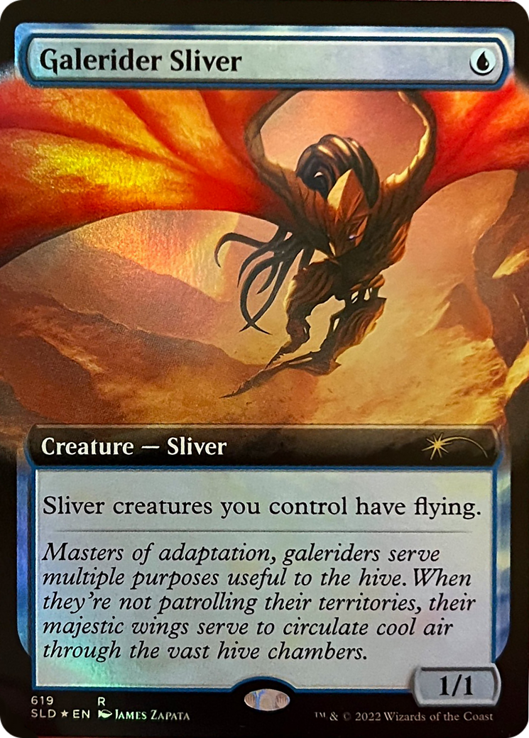 Galerider Sliver (Extended Art) [Secret Lair Drop Series] | Cards and Coasters CA