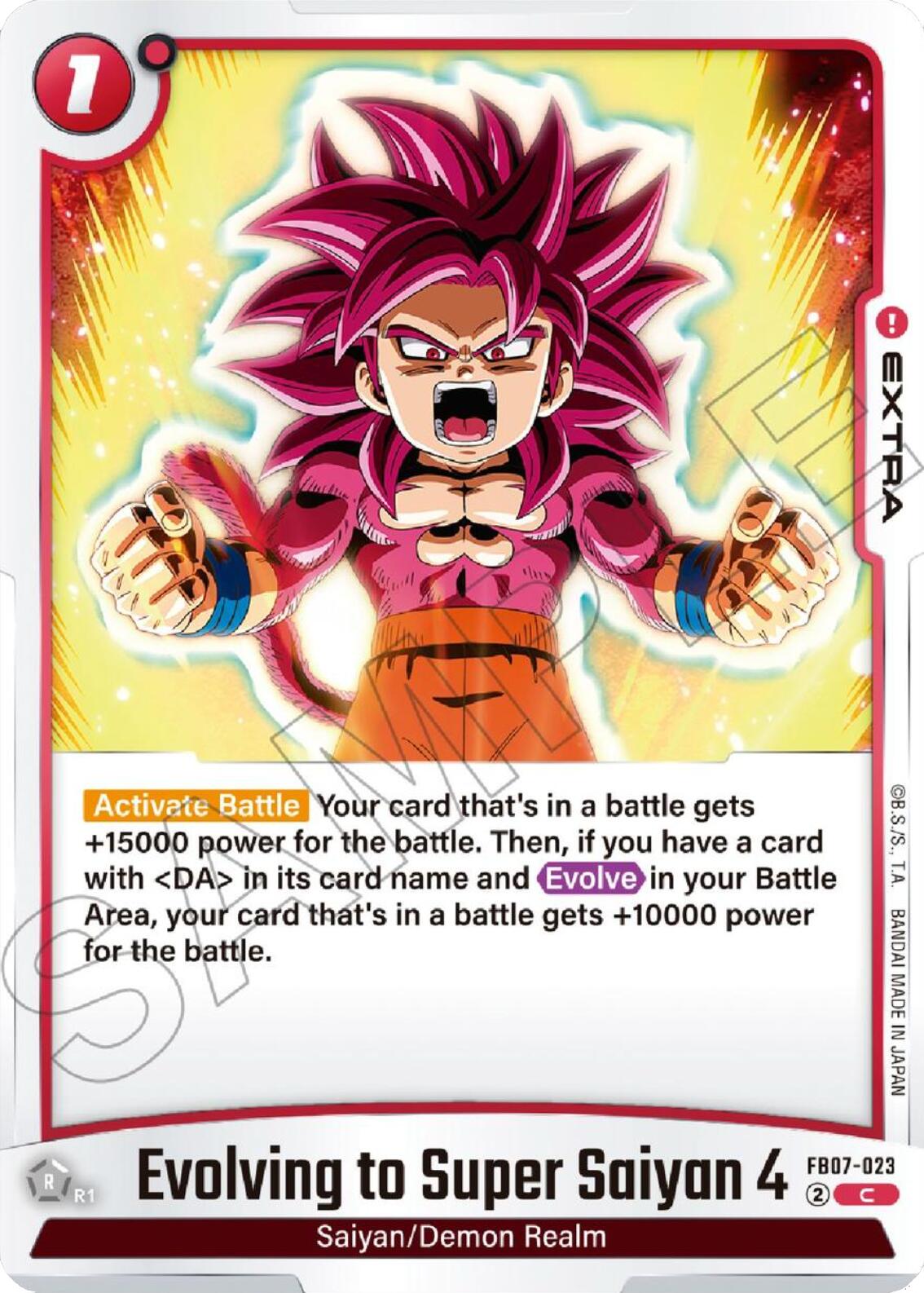 Evolving to Super Saiyan 4 [Wish For Shenron] | Cards and Coasters CA
