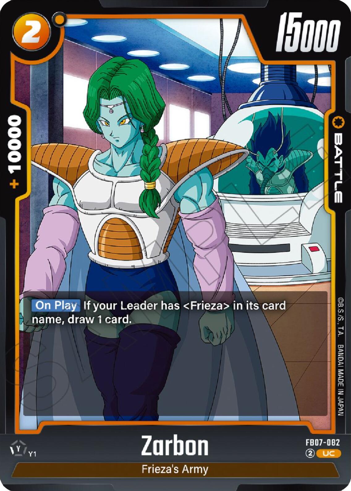 Zarbon [Wish For Shenron] | Cards and Coasters CA