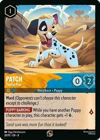 Patch - Playful Pup (30/P2) [Promo Cards] | Cards and Coasters CA