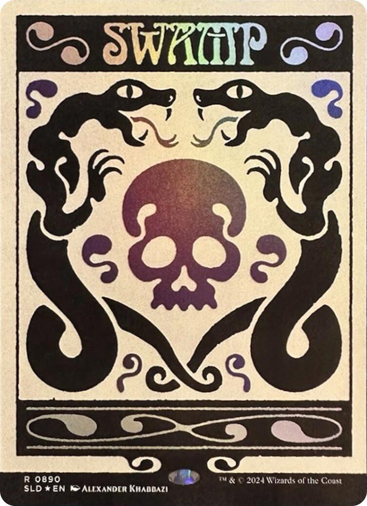 Swamp (0890) (Rainbow Foil) [Secret Lair Drop Series] | Cards and Coasters CA