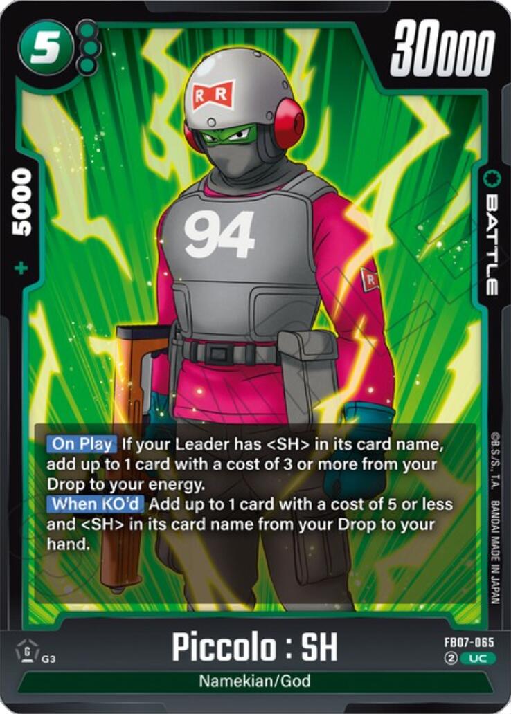 Piccolo : SH (FB07-065) [Wish For Shenron] | Cards and Coasters CA