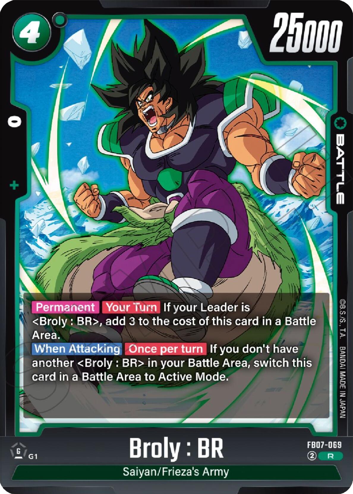 Broly : BR [Wish For Shenron] | Cards and Coasters CA