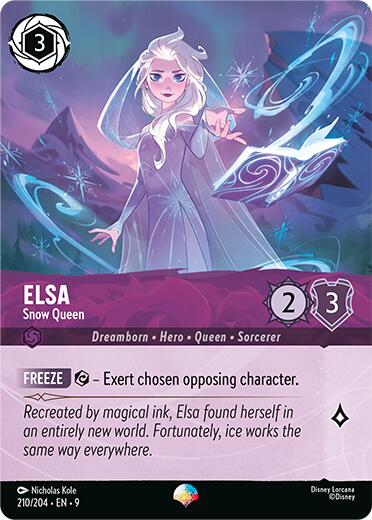 Elsa - Snow Queen (Epic) (210/204) [Fabled] | Cards and Coasters CA