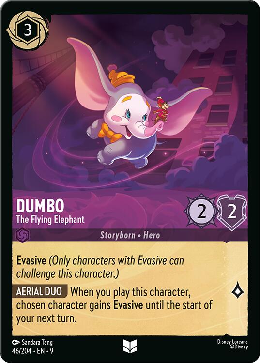 Dumbo - The Flying Elephant (46/204) [Fabled] | Cards and Coasters CA