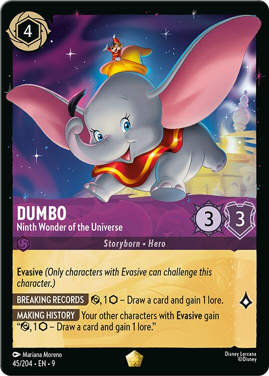 Dumbo - Ninth Wonder of the Universe (45/204) [Fabled] | Cards and Coasters CA